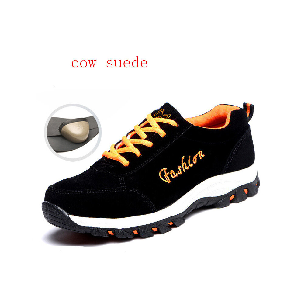 Cow Suede Work Shoes Men Steel Toe Steel Bottom Anti-Stab Safety Shoes Construction Site Work Safety Boots Men Working Shoes Man 885661172880