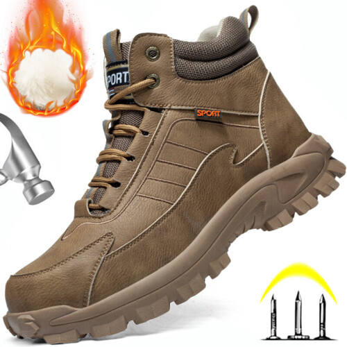 Mens winter steel toe boots best sale