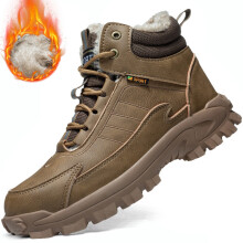Winter Safety Boots Men Steel Toe Work Shoes Indestructible Hiking Work Boots Men Safety Shoes Anti-Slip Anti-Smash Work Sneaker