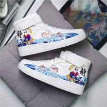 Fishing Cat Anime Man Skateboard Shoes Comfort Hard-Wearing Casual Sneakers Street All-Match Shoes Fast