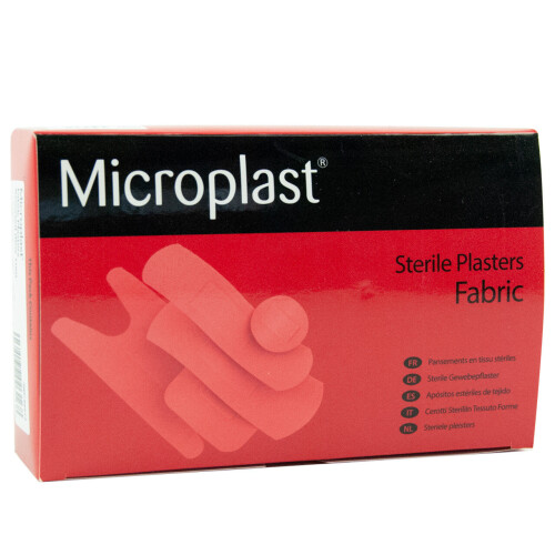 Crest Medical Blue Dot Fabric Assorted Plasters PK100