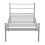 House of Home (Silver, Single) Extra Strong Single Metal Bed Frame in Black - Single Bed Frames, 6ft x 4.6ft Base 5