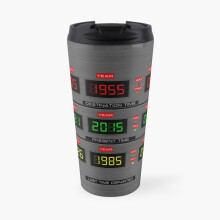 Insulated Travel Coffee Mug Back To The Future Stainless Steel Cup Tumbler 17oz