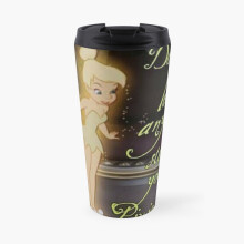 Insulated Travel Coffee Mug Tinkerbell 15 Stainless Steel Cup Tumbler 17oz