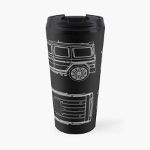 Insulated Travel Coffee Mug G-Wagon Tuning Blueprint Stainless Steel Cup Tumbler 17oz