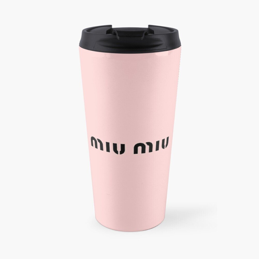 Insulated Travel Coffee Mug MIU MIU Stainless Steel Cup Tumbler 17oz