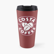 Insulated Travel Coffee Mug Costa Coffee Stainless Steel Cup Tumbler 17oz