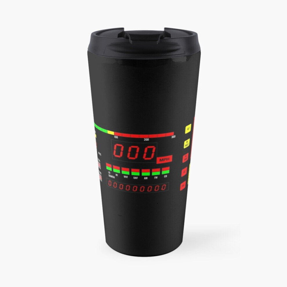 Insulated Travel Coffee Mug Knight Rider KITT Stainless Steel Cup Tumbler 17oz