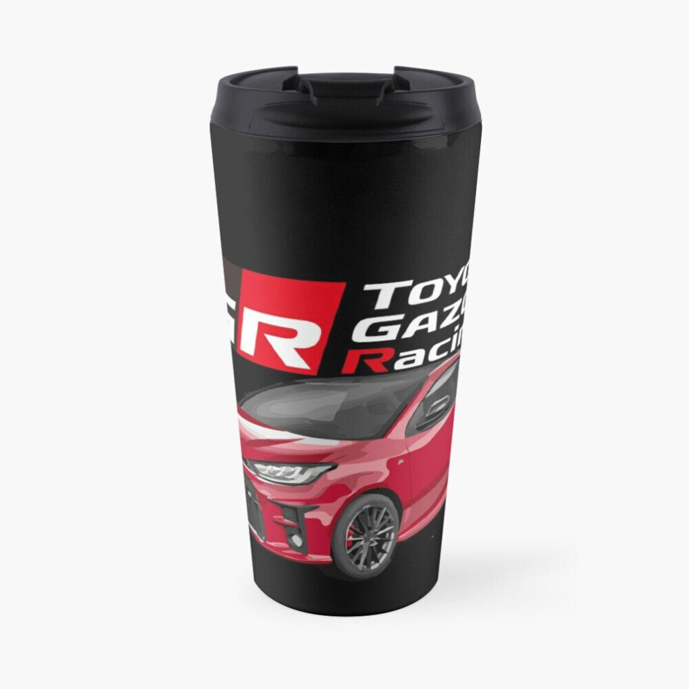 Insulated Travel Coffee Mug TOYOTA GR YARIS - gazoo racing red  Stainless Steel Cup Tumbler 17oz