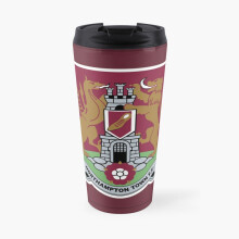 Insulated Travel Coffee Mug Northampton Town FC Stainless Steel Cup Tumbler 17oz
