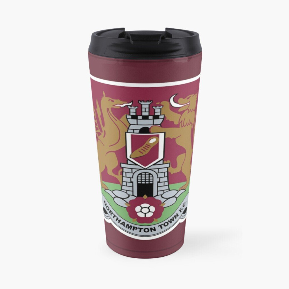 Famgem Insulated Travel Coffee Mug Northampton Town Fc Stainless Steel Cup Tumbler 17Oz