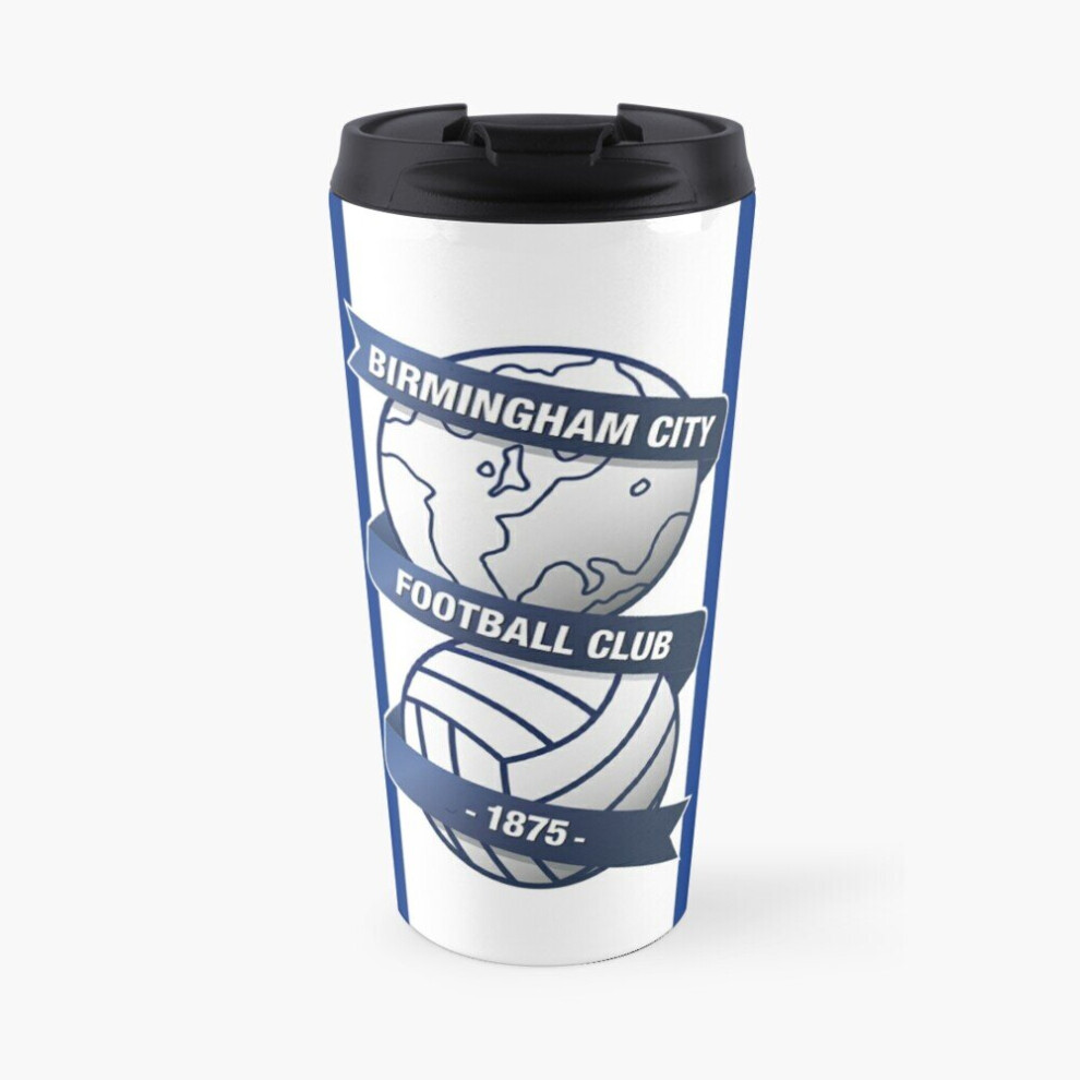 Insulated Travel Coffee Mug Birmingham City FC logo Stainless Steel Cup Tumbler 17oz 