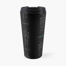 Insulated Travel Coffee Mug Anomaly Detected - GRAY Stainless Steel Cup Tumbler 17oz