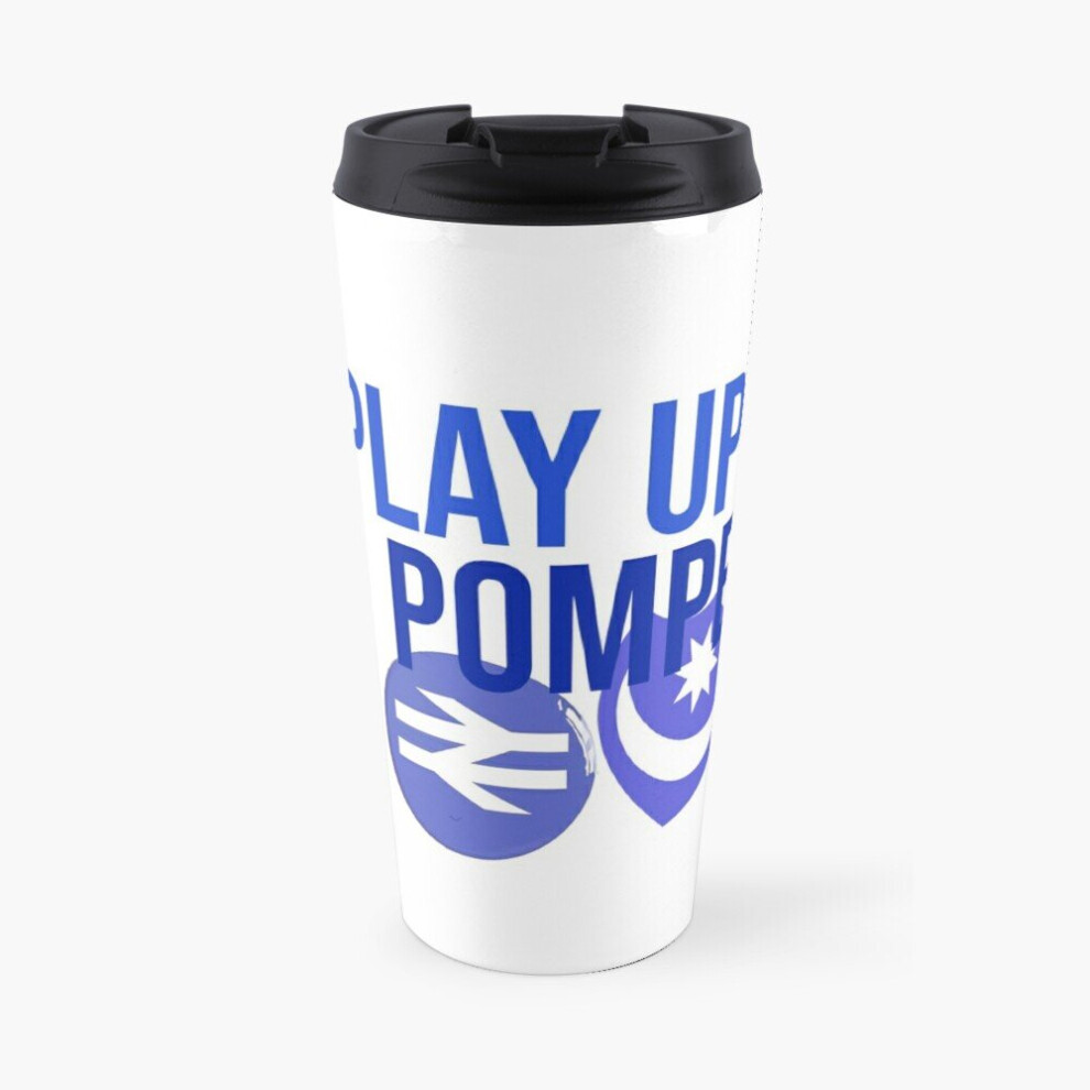 Insulated Travel Coffee Mug Portsmouth FC Play Up Pompey PUP  Stainless Steel Cup Tumbler 17oz