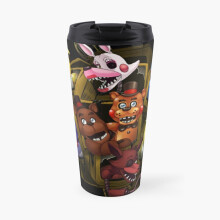Insulated Travel Coffee Mug Five Nights at Freddy's 2 Stainless Steel Cup Tumbler 17oz