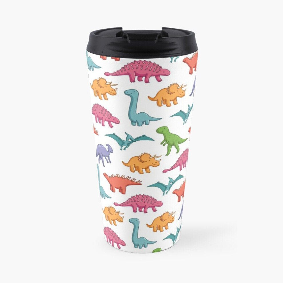 Insulated Travel Coffee Mug dinosaurs Stainless Steel Cup Tumbler 17oz