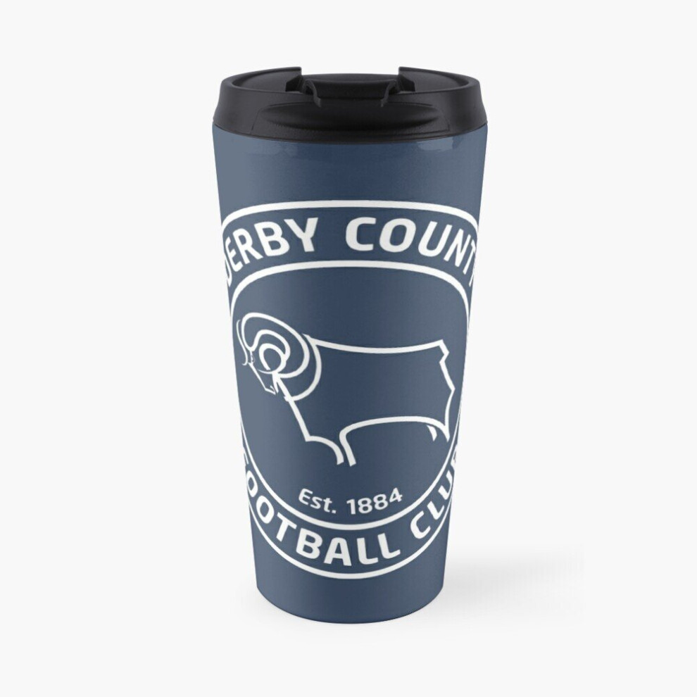 Insulated Travel Coffee Mug Derby County FC Home Stainless Steel Cup Tumbler 17oz