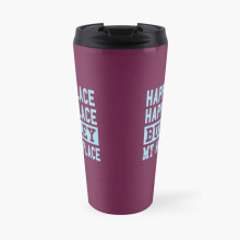 Insulated Travel Coffee Mug  Happy Place, Happy Place, Burnley My Happy Place Stainless Steel Cup Tumbler 17oz