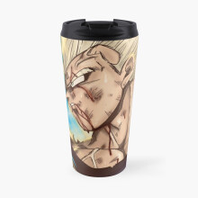 Insulated Travel Coffee Mug Majin Vegeta Stainless Steel Cup Tumbler 17oz