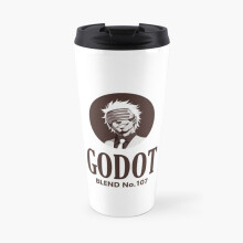 Insulated Travel Coffee Mug Godot - Blend No. 107 Stainless Steel Cup Tumbler 17oz