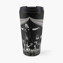 Insulated Travel Coffee Mug Rugby NEW ZEALAND ALL BLACKS SUPERSTAR Stainless Steel Cup Tumbler 17oz