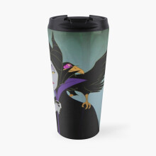 Insulated Travel Coffee Mug Maleficent and Diablo Stainless Steel Cup Tumbler 17oz