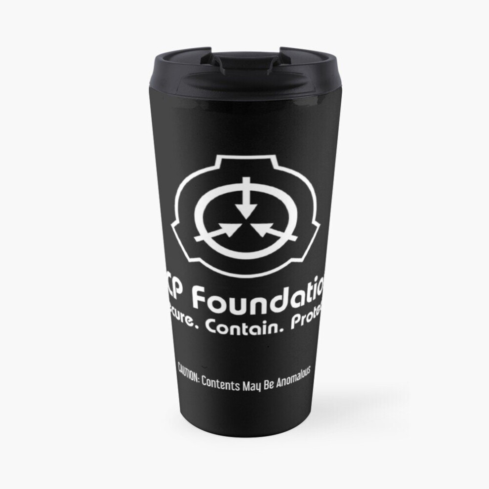 Insulated Travel Coffee Mug SCP Foundation Logo Stainless Steel Cup Tumbler 17oz