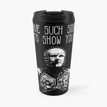 Insulated Travel Coffee Mug Hellraiser - Pinhead Stainless Steel Cup Tumbler 17oz