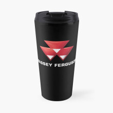 Insulated Travel Coffee Mug Massey Ferguson agricultural Stainless Steel Cup Tumbler 17oz