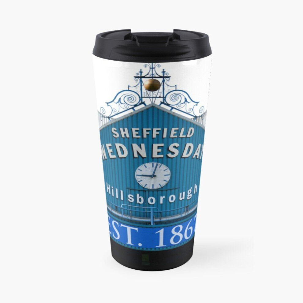 Famgem Insulated Travel Coffee Mug Sheffield Wednesday Famous Clock Stainless Steel Cup Tumbler 17Oz