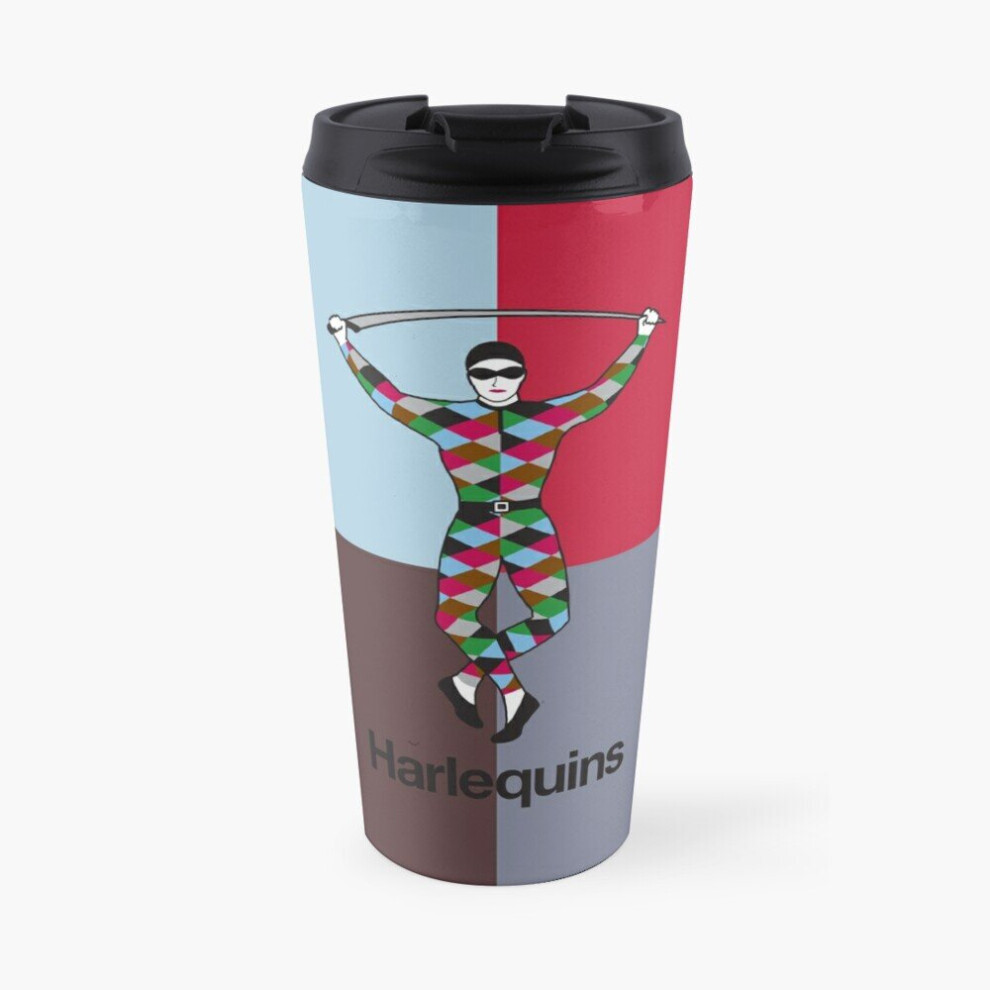 Insulated Travel Coffee Mug Harlequins rugby Stainless Steel Cup Tumbler 17oz