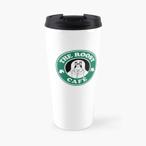 Insulated Travel Coffee Mug Brewster's: The Roost Café Stainless Steel Cup Tumbler 17oz