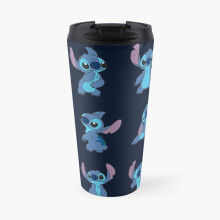 Insulated Travel Coffee Mug Moods of Stitch Lilo Stainless Steel Cup Tumbler 17oz