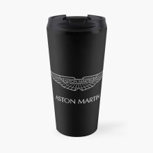 Insulated Travel Coffee Mug Aston Martin Logo  Stainless Steel Cup Tumbler 17oz