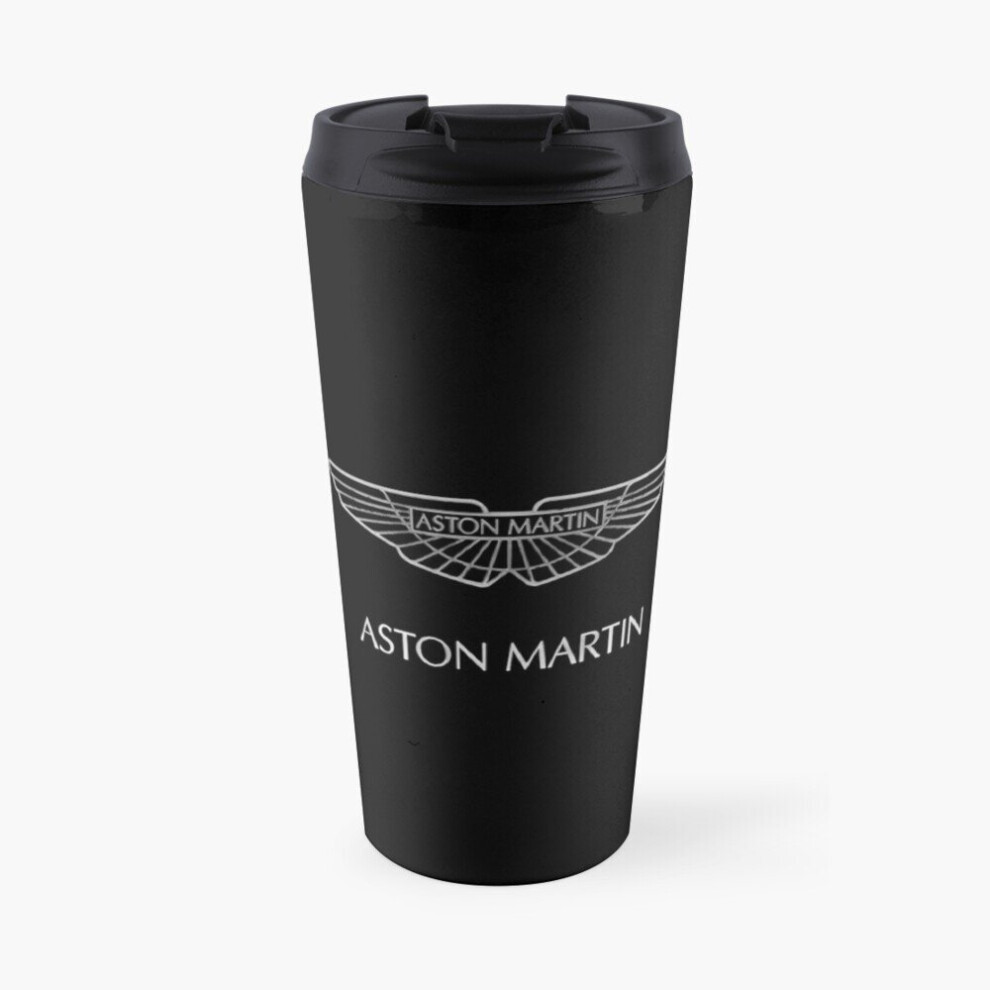 Insulated Travel Coffee Mug Aston Martin Logo  Stainless Steel Cup Tumbler 17oz