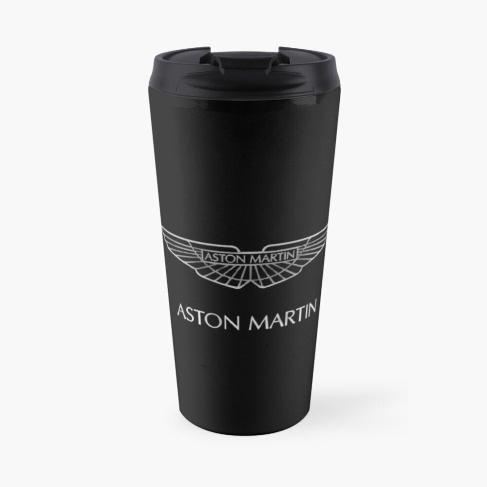 Famgem Insulated Travel Coffee Mug Aston Martin Logo Stainless Steel Cup Tumbler 17Oz