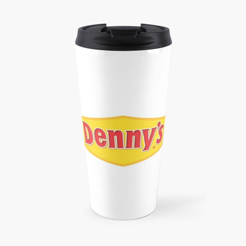 Insulated Travel Coffee Mug Denny's logo diner mug stickers cafeteria pancakes Stainless Steel Cup Tumbler 17oz