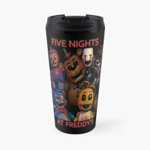 Insulated Travel Coffee Mug FNAF 2 animatronics Stainless Steel Cup Tumbler 17oz