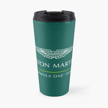 Insulated Travel Coffee Mug Aston Martin F1 Stainless Steel Cup Tumbler 17oz