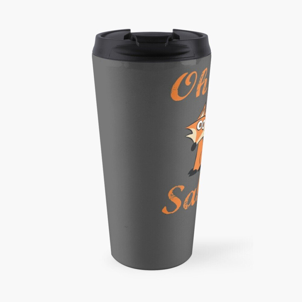 Famgem Insulated Travel Coffee Mug Oh For Fox Sake... Stainless Steel Cup Tumbler 17Oz