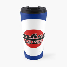 Insulated Travel Coffee Mug Team Lambretta MOD Target Stainless Steel Cup Tumbler 17oz