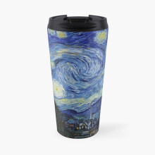 Insulated Travel Coffee Mug Starry Night - Vincent Van Gogh Stainless Steel Cup Tumbler 17oz