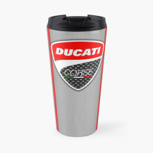 Insulated Travel Coffee Mug Ducati Corse Steel Skin Stainless Steel Cup Tumbler 17oz
