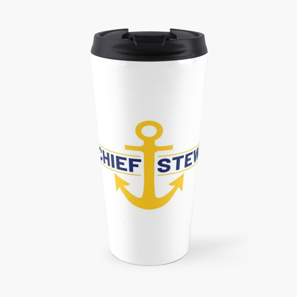 Insulated Travel Coffee Mug Chief Stew (AKA Chief Stewardess) Yacht Deck Crew Stainless Steel Cup Tumbler 17oz