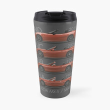 Insulated Travel Coffee Mug Mazda MX-5 evolution Stainless Steel Cup Tumbler 17oz