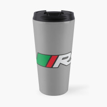 Skoda VRS 17oz Insulated Travel Mug with Ceramic Interior Coating - Leak-Proof Stainless Steel Tumbler