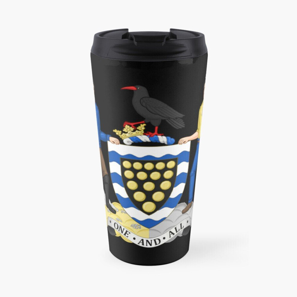 Insulated Travel Coffee Mug Coat of Arms of Cornwall  Stainless Steel Cup Tumbler 17oz