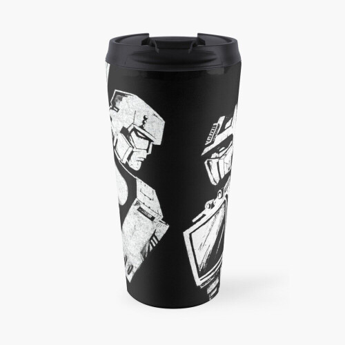 Insulated Travel Coffee Mug Optimus Prime Megatron Transformers