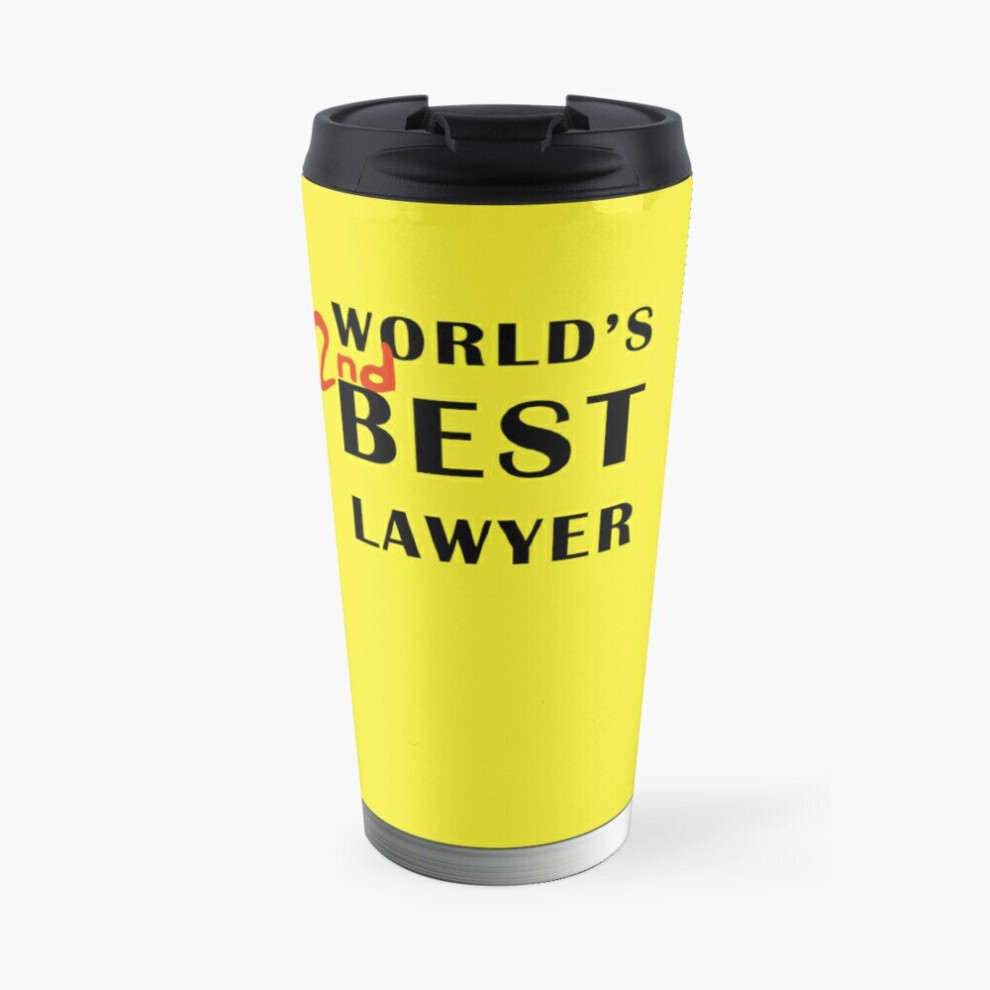 Insulated Travel Coffee Mug world's 2nd best lawyer Stainless Steel Cup Tumbler 17oz