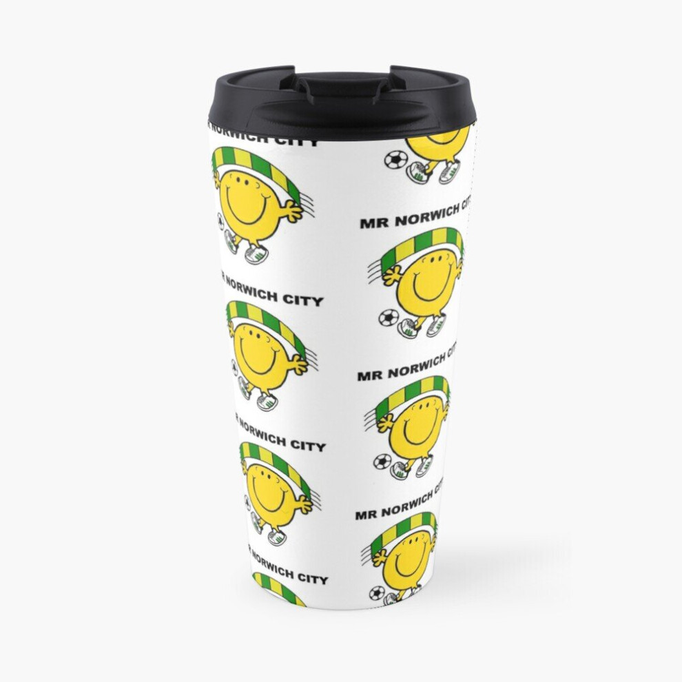 Insulated Travel Coffee Mug Mr Norwich City - Football Stainless Steel Cup Tumbler 17oz